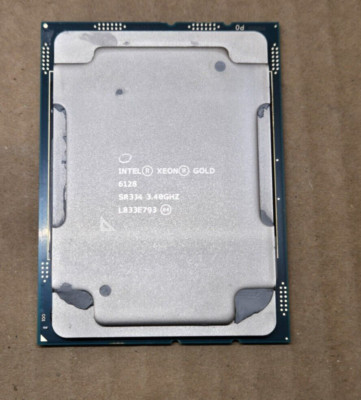 INTEL CPU Processor Xeon 6128 3.40 GHz LGA 3647 | SR3J4