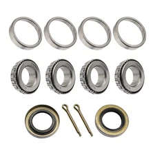 2 Set Front Axle Wheel Hub Bearings & Seal  For EZGO TXT Golf Cart G&E 1976 UP