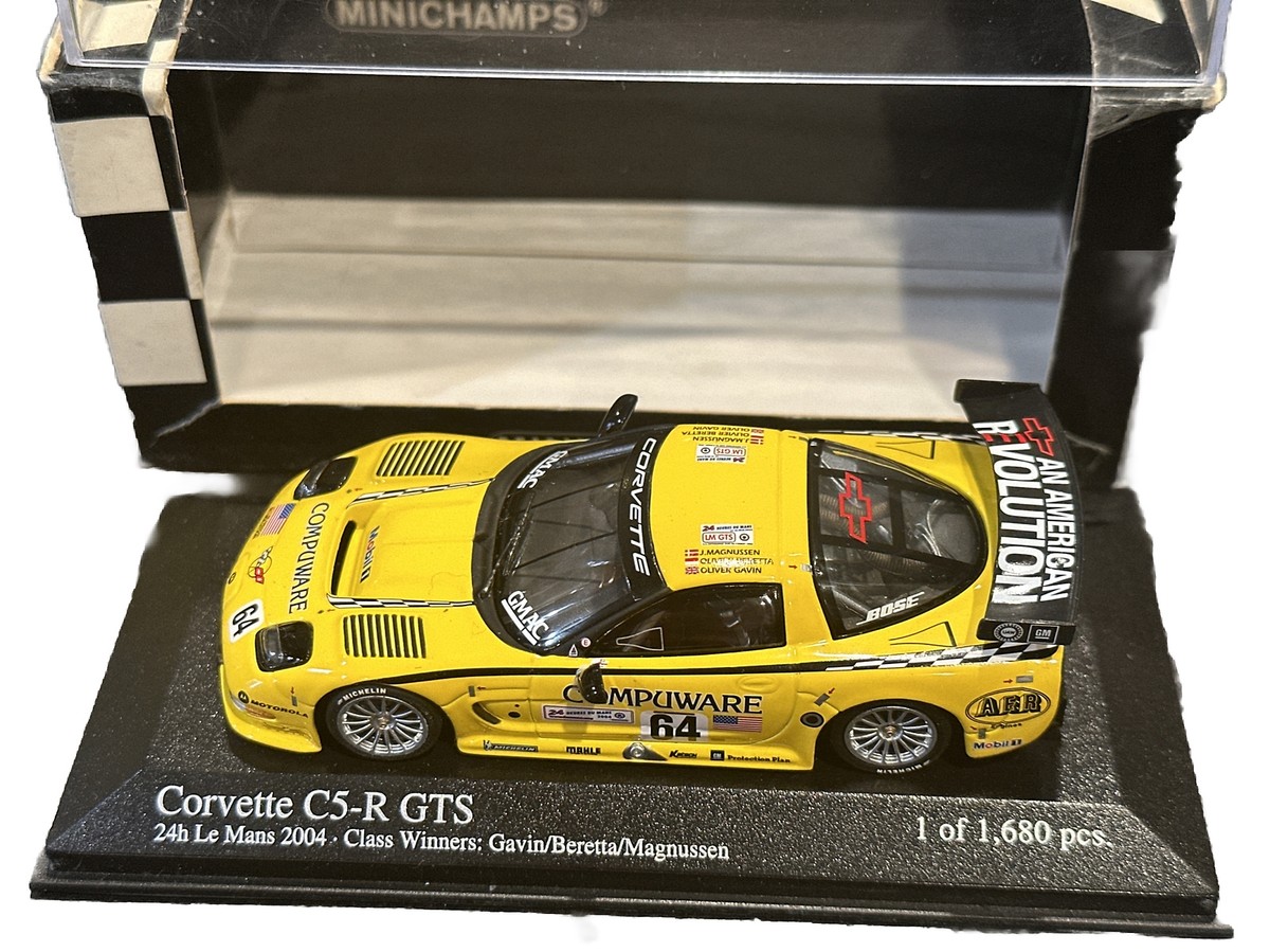 1/43 Minichamps Corvette C5R 24H Le Mans 2004 Winners Gavin