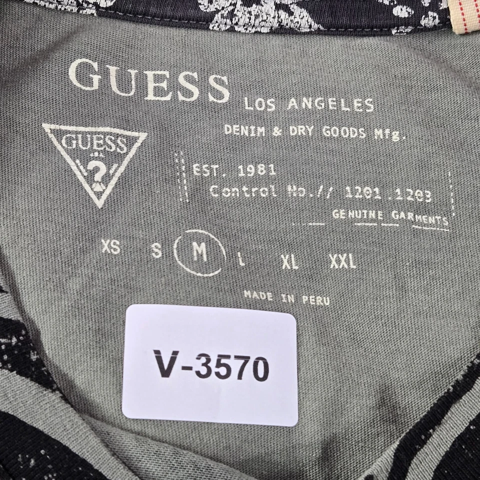Camiseta Guess Mujer Top Gris Mediana Grunge Calavera Rosas Gráfico Y2K Foto 2 de 4