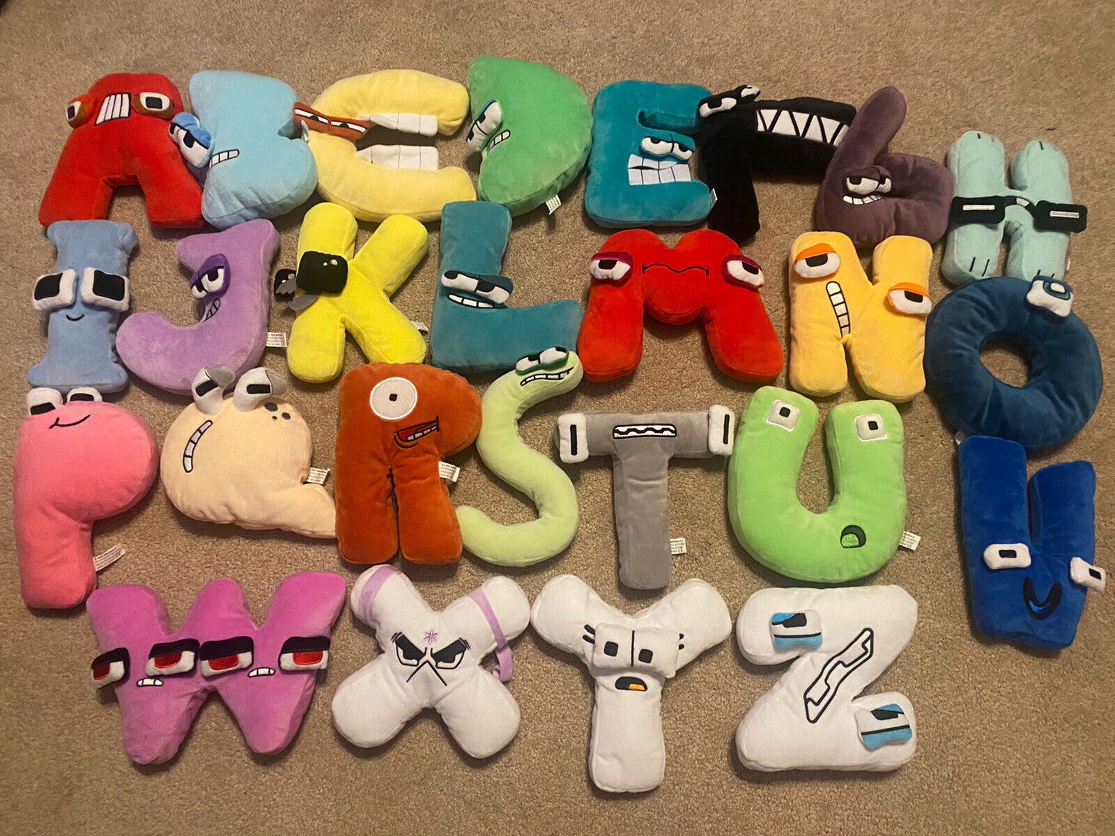 Alphabet lore plush toys