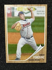 DREW POMERANZ #187 2011 Topps Heritage Minor League Edition Rookie/Prospect QTY