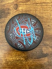 Logan Mailloux signed Montreal Canadiens hockey puck  autographed  exact proof