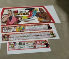 (Backlit) Street Fighter Zero 3 Upper Art set for Sega Blast City Naomi Jamma