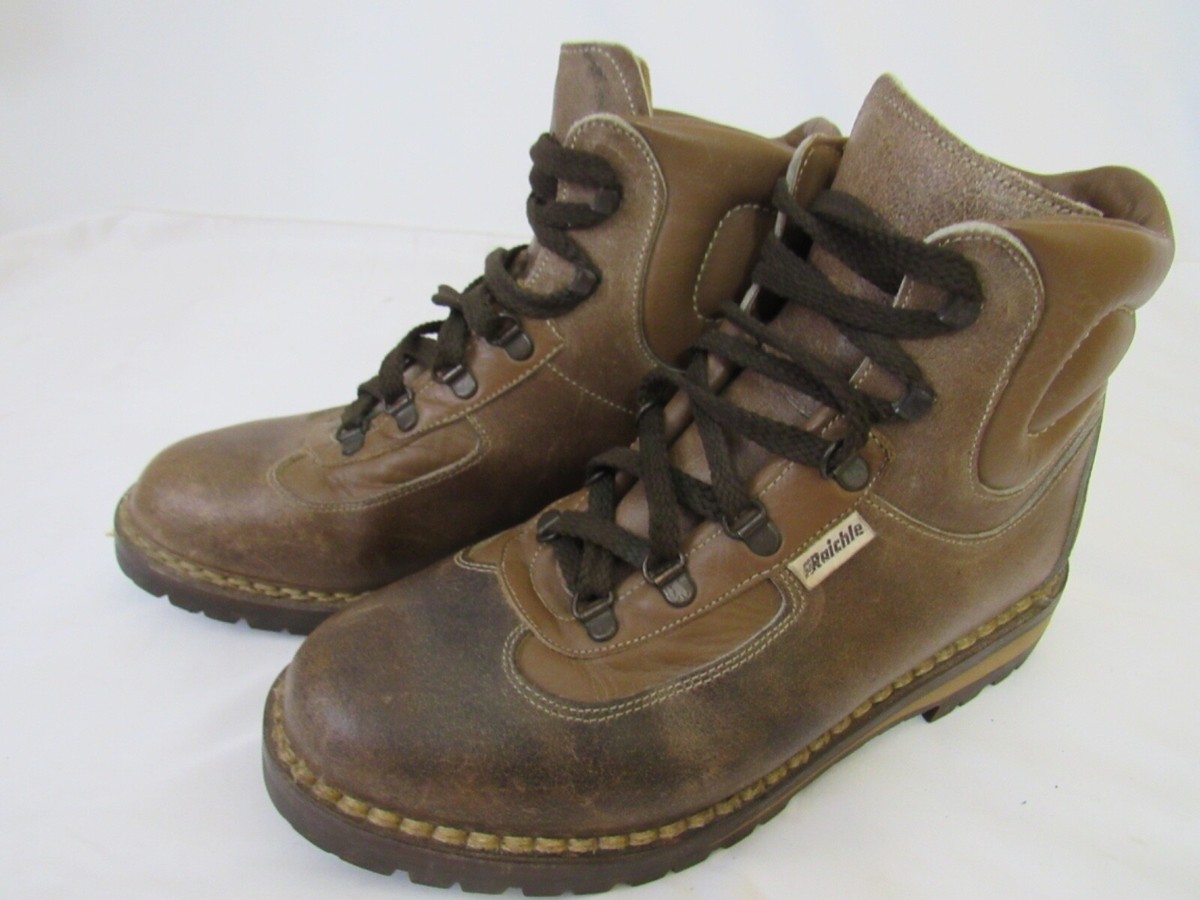 Raichle Switzerland Mountaineering Hiking Leather Boots US  display picture 1
