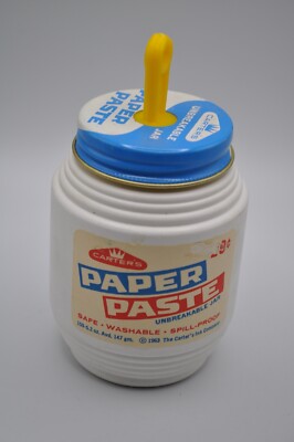 Vintage Carter s Paper Paste Plastic Container 1963 Prop