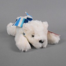 Russ Small Iceberg Bear Plush White Polar Bear Toy 10" New