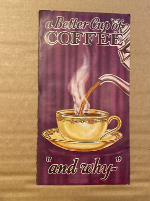 Vintage 1950's Tri-Fold DeLuxe Arrow Coffee Maker Ad *Pre-Owned/Nice* a2