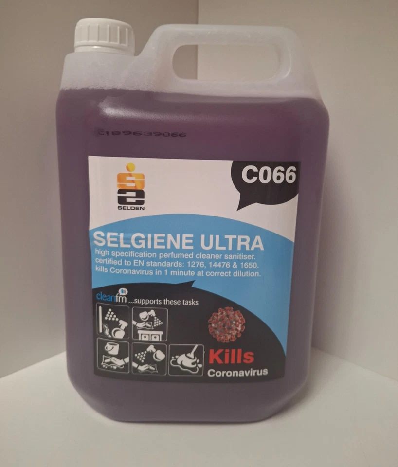 SELDEN Selgiene Ultra Perfumed Cleaner Sanitiser 5L
