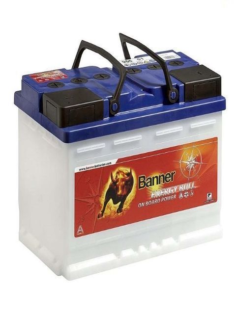 Batterie stationnaire caravane banner energy bull 95551 décharge lente 12v 72 ah