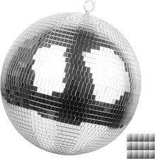 Disco Ball - Large 16-Inch With 15pcs Replacement Mirrors - NOB