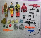Vtg 80s Gi Joe Lot Accessories Helmet Backpack Backstop Budo Darklon