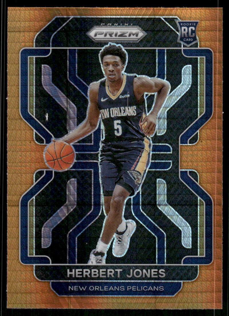 2021-22 Panini Prizm #329 Herbert Jones Hyper Orange