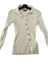 Guess Dulce sweater cable womens small cream