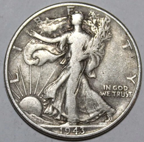 1943-P Walking Liberty Half Dollar - Very Fine - #1333EC