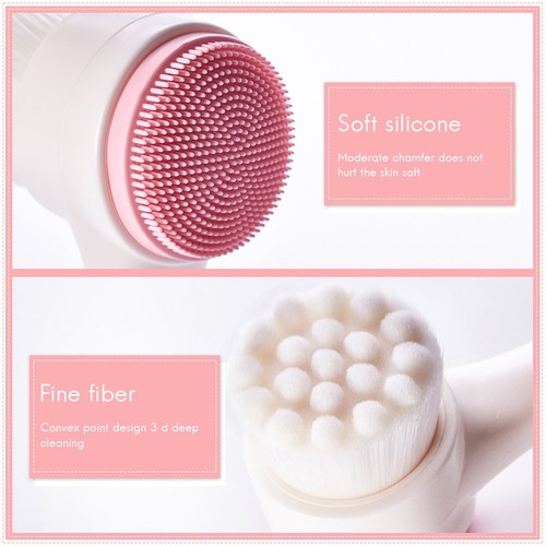 Dual-Sided Ultra Soft Facial Cleansing & Exfoliating Brush Deep Clean - Picture 5 of 8