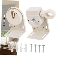[] Roller Shade Hardware coolaroo Replacement Parts Bungee 1 set bracket Beige