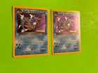 PAIR OF POKEMON CARDS -2 DARK GYARADOS BASE SET HOLO VINTAGE CARDS COOL LOOK!!