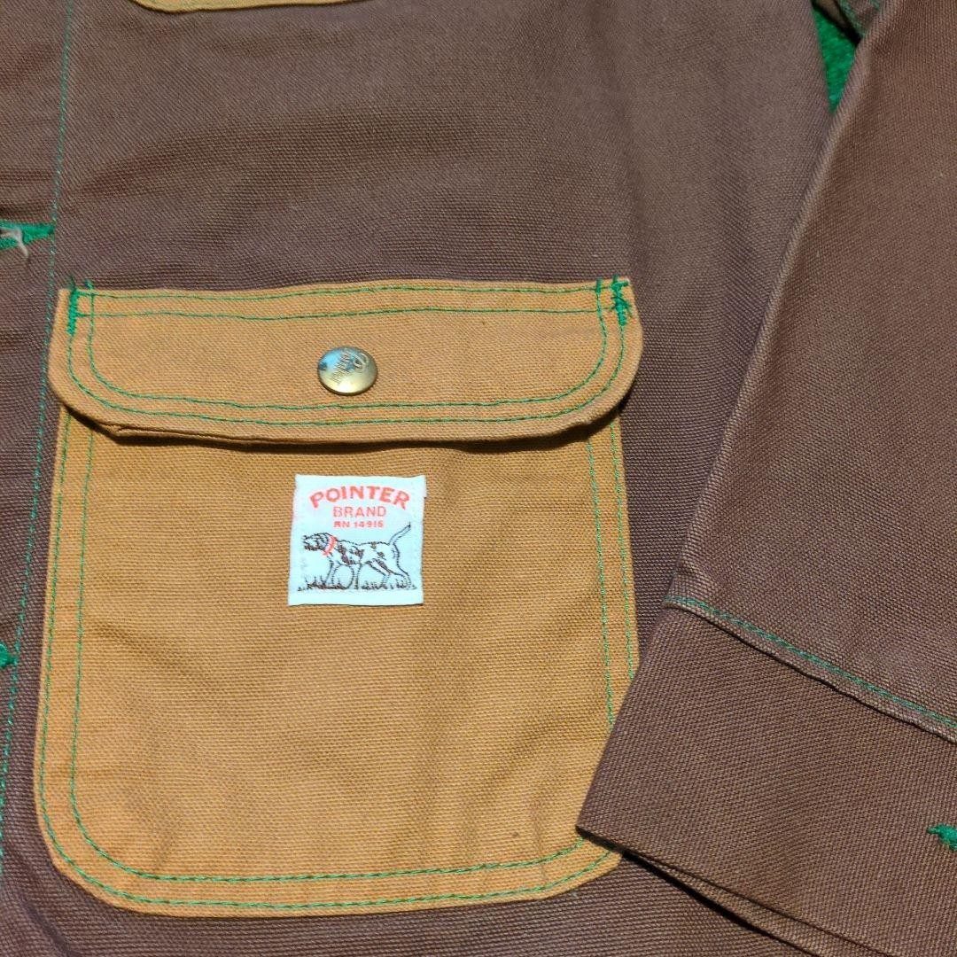 Brown POINTER Chore Coverall Jacket, Size 38, USA - image 4