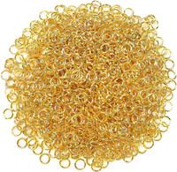 1000 StüCk Biegeringe Gold 5 Mm Spaltringe Jump Ringe