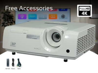 Reliable DLP Projector for Conference Rooms and Corporate Use 2700 Lumens 2160p