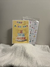 Handmade 5x7 Inch Birthday Greeting Card with Envelope