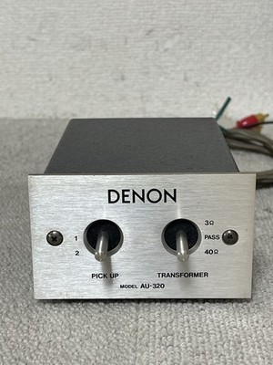 DENON AU-320 MC Step-Up Transformer 2 Pickup Inputs 3/40 ohm Phono Tested