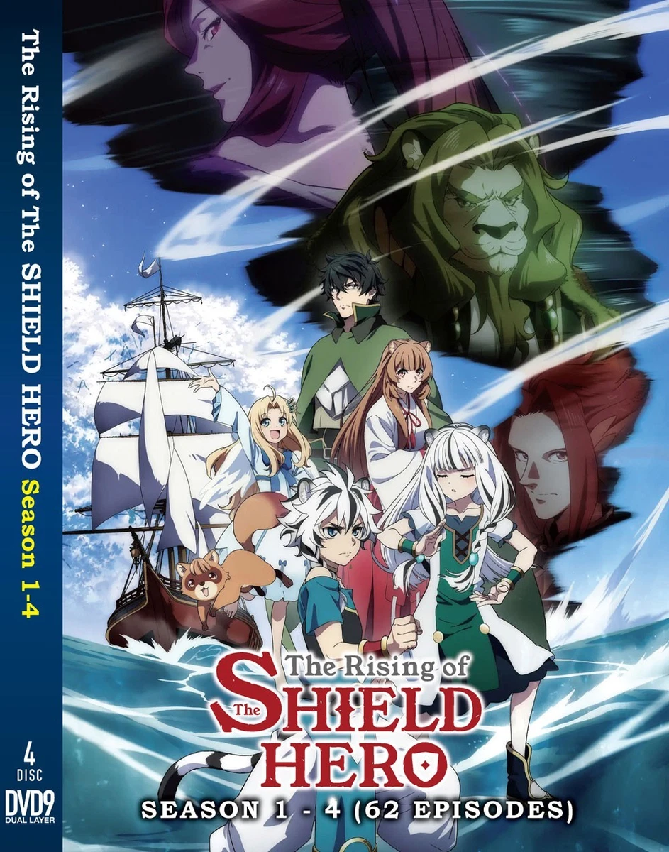 THE RISING OF THE SHIELD HERO SEASON 1-4 VOL.1-62 END ANIME DVD