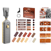 Nybq Laminat Reparaturset 24 StüCk FüR Holz Und Vinylboden, 11 Farben Hartwachs