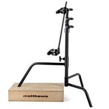 Matthews 20" C Stand with Sliding Leg, Grip Head and Arm, Load Capacity 22 lbs,