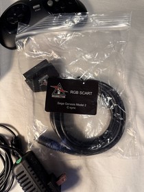 Sega Genesis Model 2 mk-1451 RARE! Majesco dist. RECAPPED Restored with More