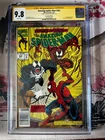 Amazing Spider-Man #362 CGC 9.8 Signed By Mark Bagley Marvel Newsstand