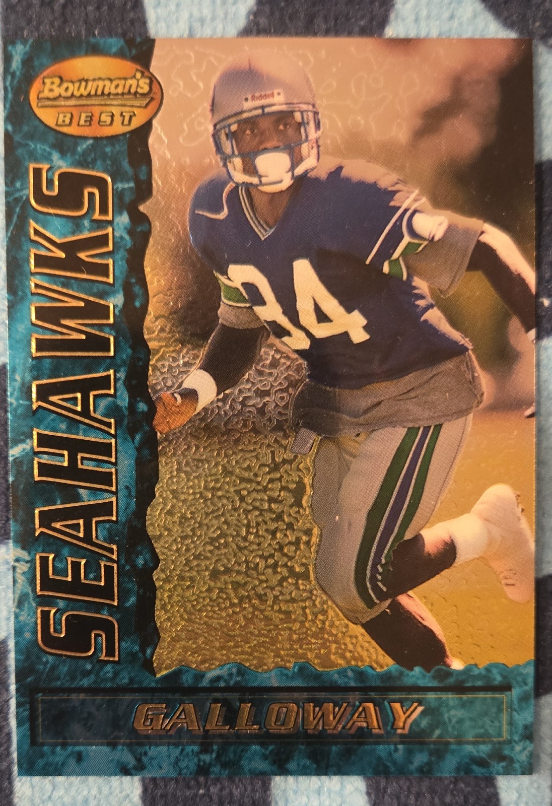 Joey Galloway #8 Football Cards 1995 Bowman trading card — raw and PSA graded price guide