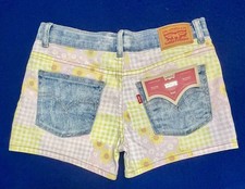 Levi's girls girlfriend Shorts NWT size 12 spring sunflower cute