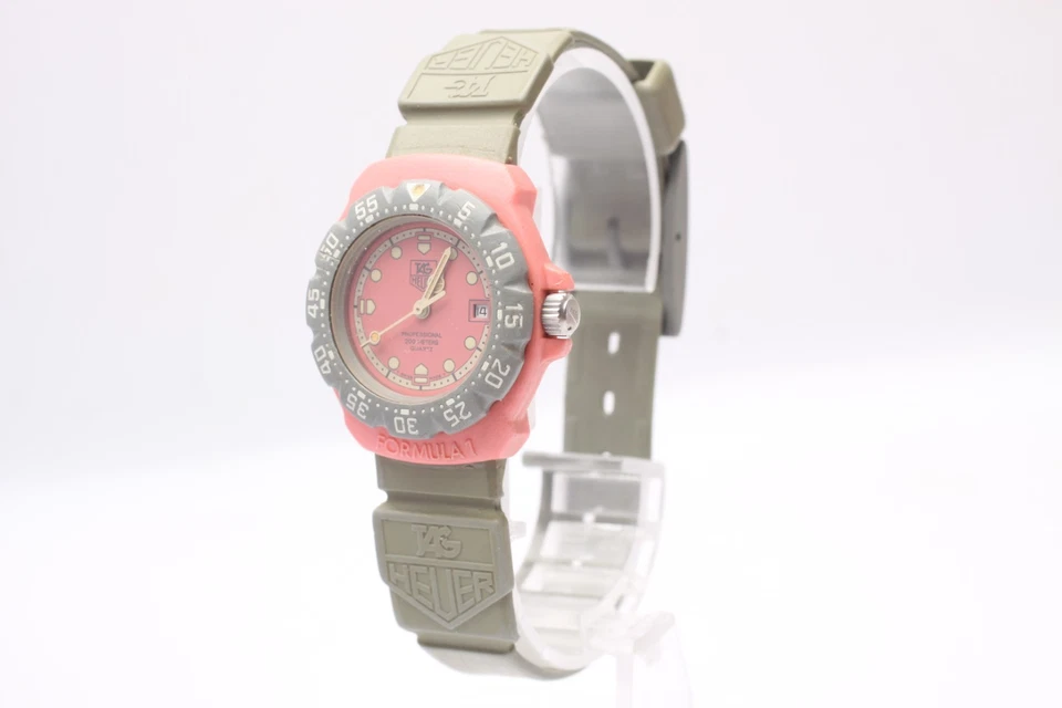 [Exc+5] Reloj de cuarzo para mujer TAG Heuer Formula 1 360.508 28 mm esfera rosa JAPÓN Foto 4 de 4