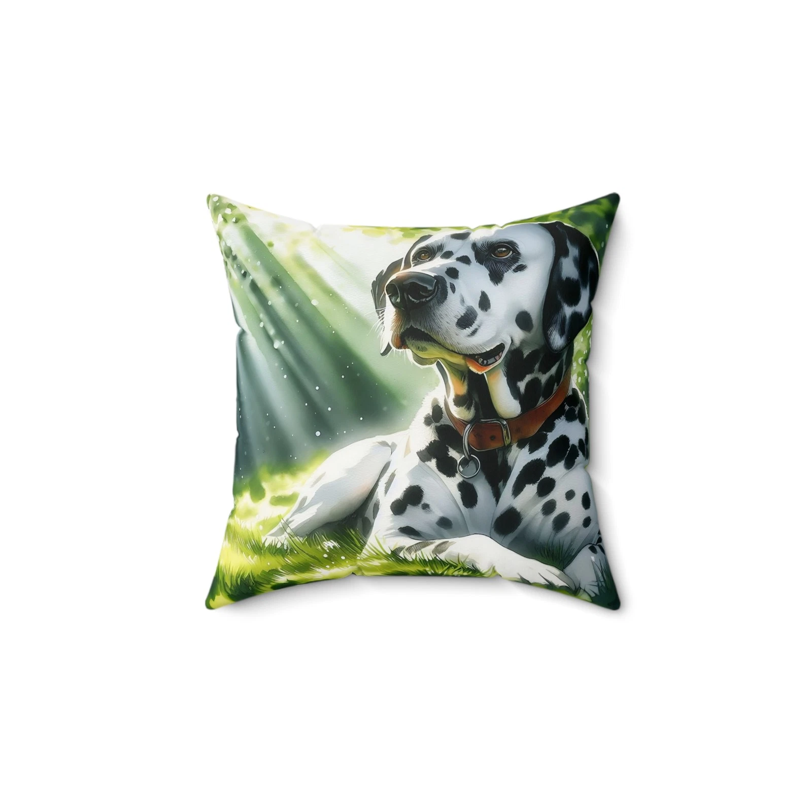 Dalmation Square Polyester Pillow