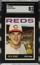1964 Topps Set-Break #125 Pete Rose All-Star Rookie SGC 8 - Great Centering