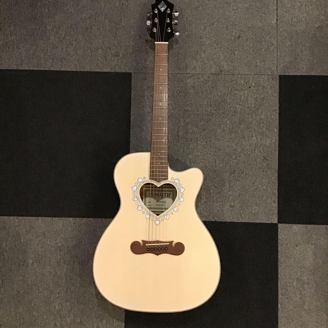 Electric Acoustic Guitar Zemaitis CAF-85HCW-C Heart Shaped Sound