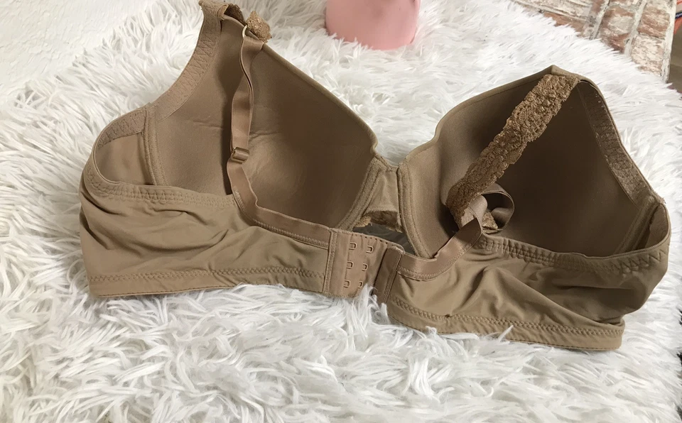 NATORI Dream Custom Full Coverage Underwire unlined Bra 38D strappy lace Straps - Image 3 of 4