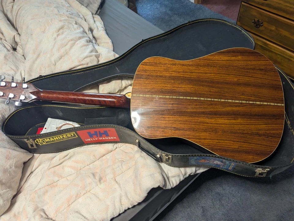 Vintage Washburn Left Handed Acoustic Guitar - Image 2 of 4