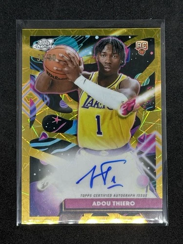 2025 Topps Cosmic Chrome Adou Thiero Base (RAW)