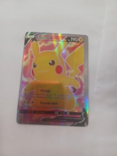 Pokemon Pikachu v Full Art Ultra Rare Card Vivid Voltage 170/185