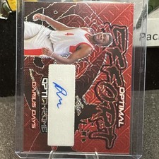 DARIUS DAYS 2023 Optichrome Optimal Effort Red Auto Proof 1/1 HOUSTON ROCKETS