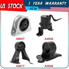 Engine Motor Mount Kit For 2002-2007 Mitsubishi Lancer 2.0L Set 4PCS A6647 A4606