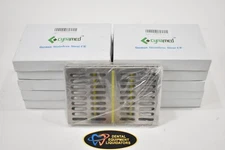 10 Brand New German Stainless Dental/Medical Sterilization Cassette Yellow Rails