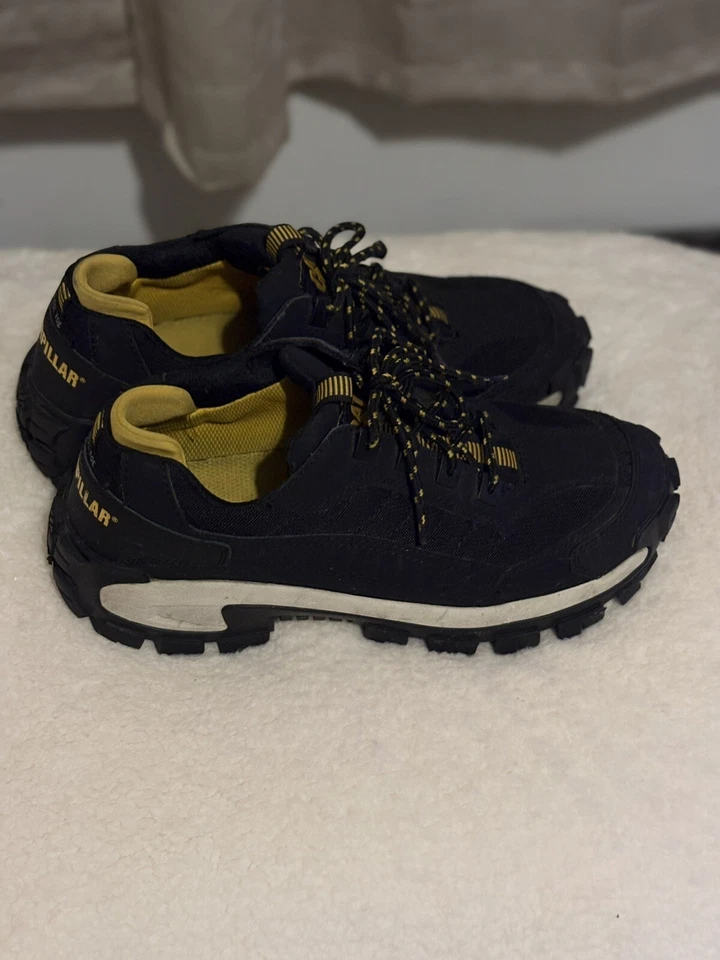 Zapatos para hombre Caterpillar punta de acero talla 10,5 negros resistentes al aceite antideslizantes Foto 2 de 4