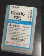2pcs VCGW 160404 PCD20 Used for Aluminum insert diamond carbide bits CNC tools