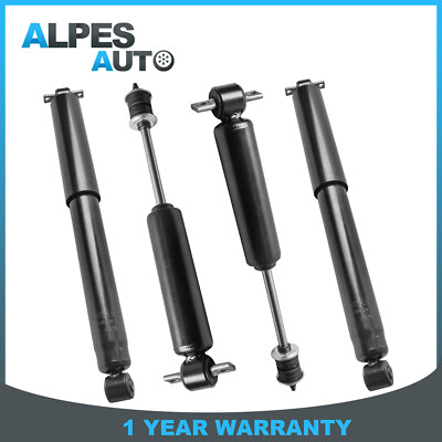 Set(4) Front+Rear Shock Struts For Chevy S10 GMC Sonoma Isuzu Hombre 2.2L 4.3L
