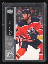 2021-22 Upper Deck Hockey Zack Kassian #322 Blank Back Error SSP