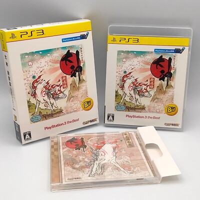 Okami Zekkei Ban HD Remaster mit Musik CD 2015 Sony PlayStation PS3 CAPCOM